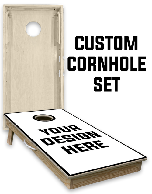 custom cornhole board set