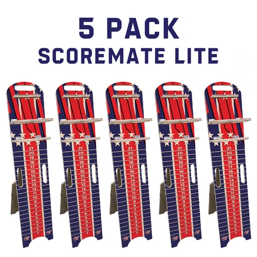 5 wgc branded scoremate lite cornhole score towers