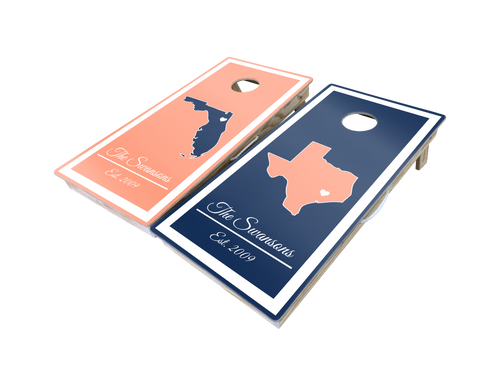 Colorful States Custom Cornhole Boards