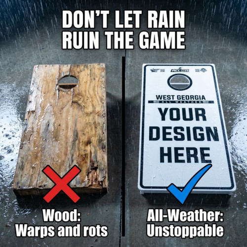 All weather cornhole boards rain proof cornhole durable 24/7 all conditions