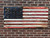 Pledge of Allegiance Engraved Wooden American Flag