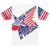 WGC Jumbo Logo  Red, White, Blue- Jersey Polyester Material