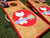 Real Birch Stained Woodstock Cornhole Board Set