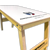 close up of American Popdart logo on official APL table