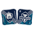 acl stamped professional titan cornhole bags with a gorilla design devastator blue navy