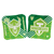 acl stamped professional titan cornhole bags with a deer buck design stampede 2.0 green lime