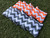 Chevron Pattern Cornhole Toss Bags (8 Bags)