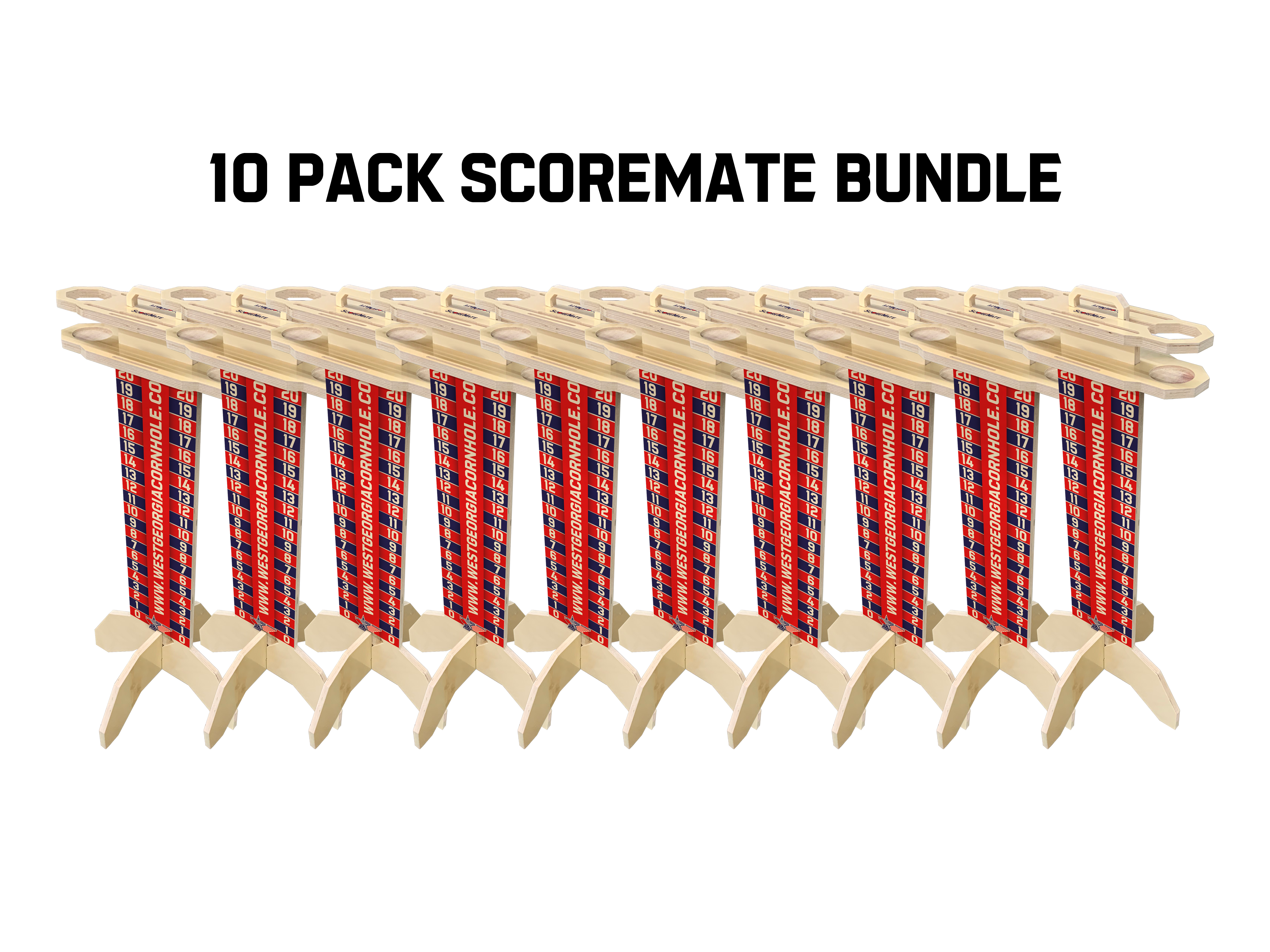 The Original ScoreMate™ 21 Package 10 - West Georgia Cornhole