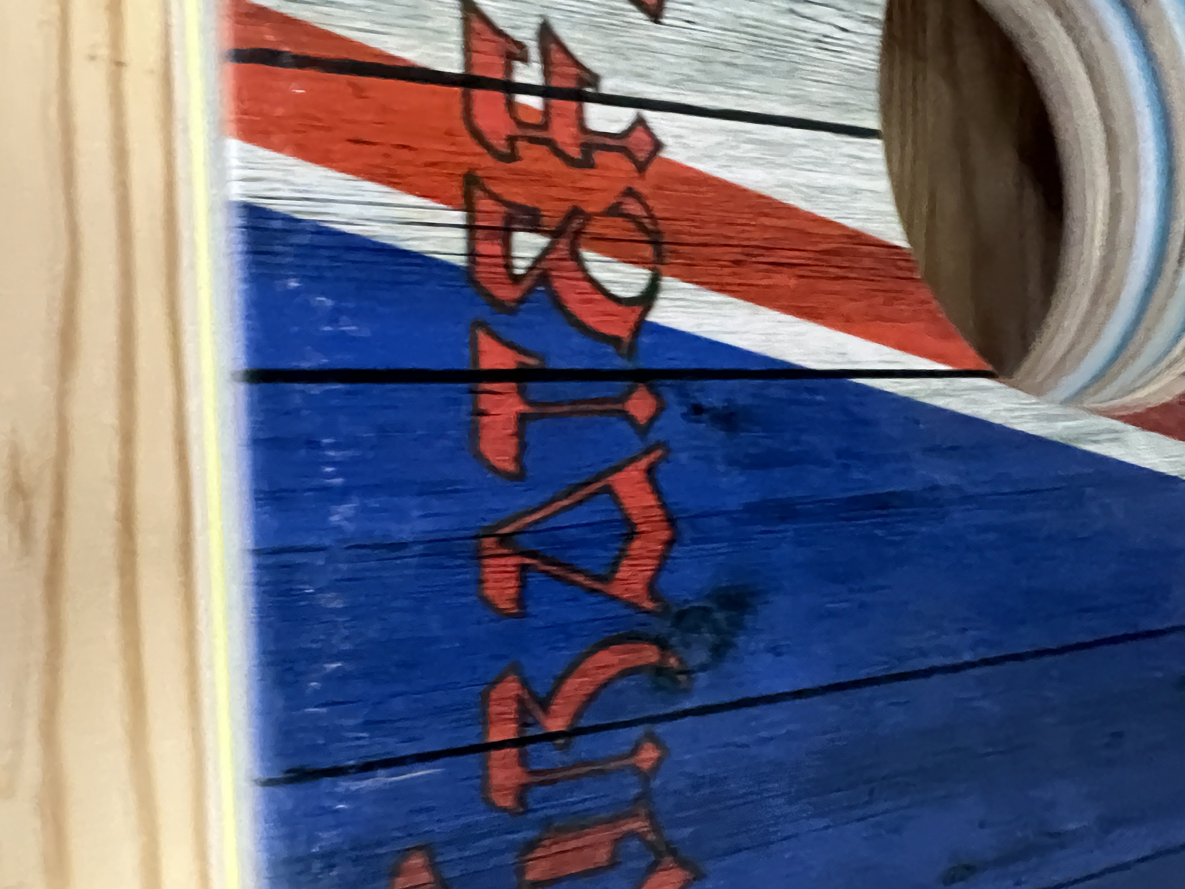 SCRATCH N DENT Grateful DeadStandard Style Build West Cornhole
