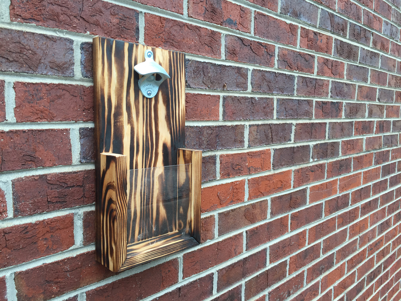 Take Your Top Off Bottle Opener Barn Board Wall Mount Bottle Opener, Wood  Burned, Made in Maine