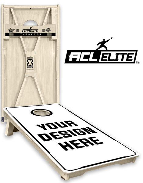 ACL ELITE X Factor Custom Cornhole Board Set - West Georgia Cornhole