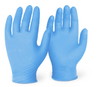 6128- FIRM TOUCH 8 Mil Nitrile Disposable Industrial Grade 12" Length Powder Free (Blue)