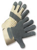 TEXAS TUFF Premium Side Split Cowhide Palm Work Gloves 