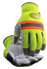 Caiman 2908 White Sheep Grain, Hi-Vis Reflective Gloves  ## 2908 ##
