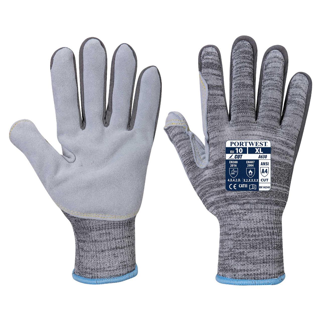 Portwest A630 Razor-Lite Leather Gloves ANSI Cut 4