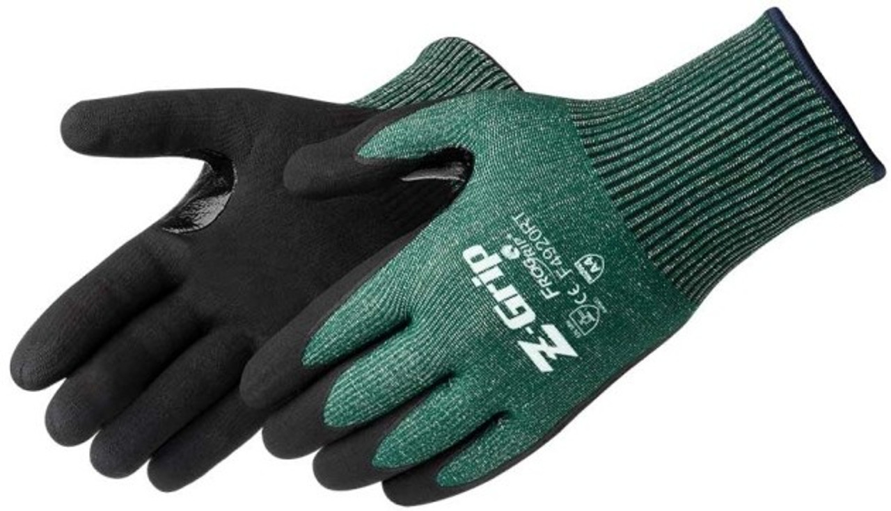 Liberty Safety F4920RT Z-Grip Microfoam Nitrile Cut Level A4 Gloves (2XL)
