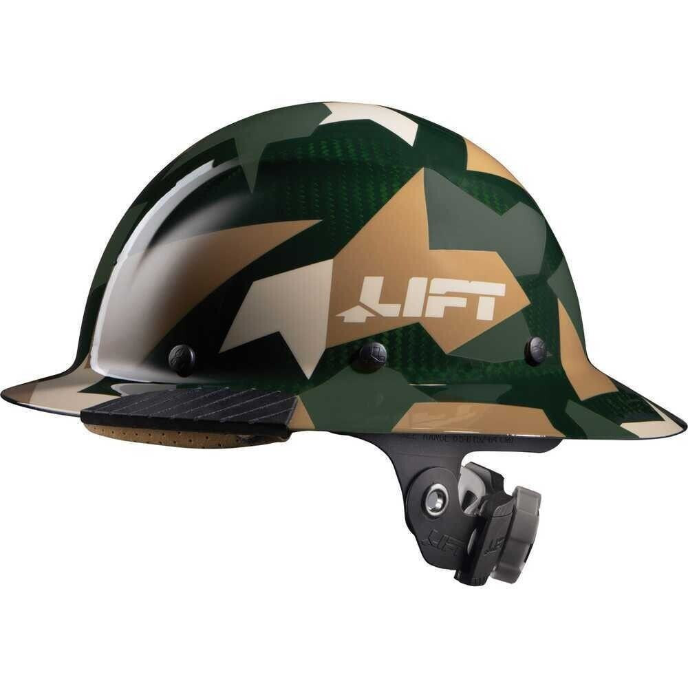 Lift Safety HDC-20CJ DAX Carbon Fiber Camo Full Brim Hard Hat