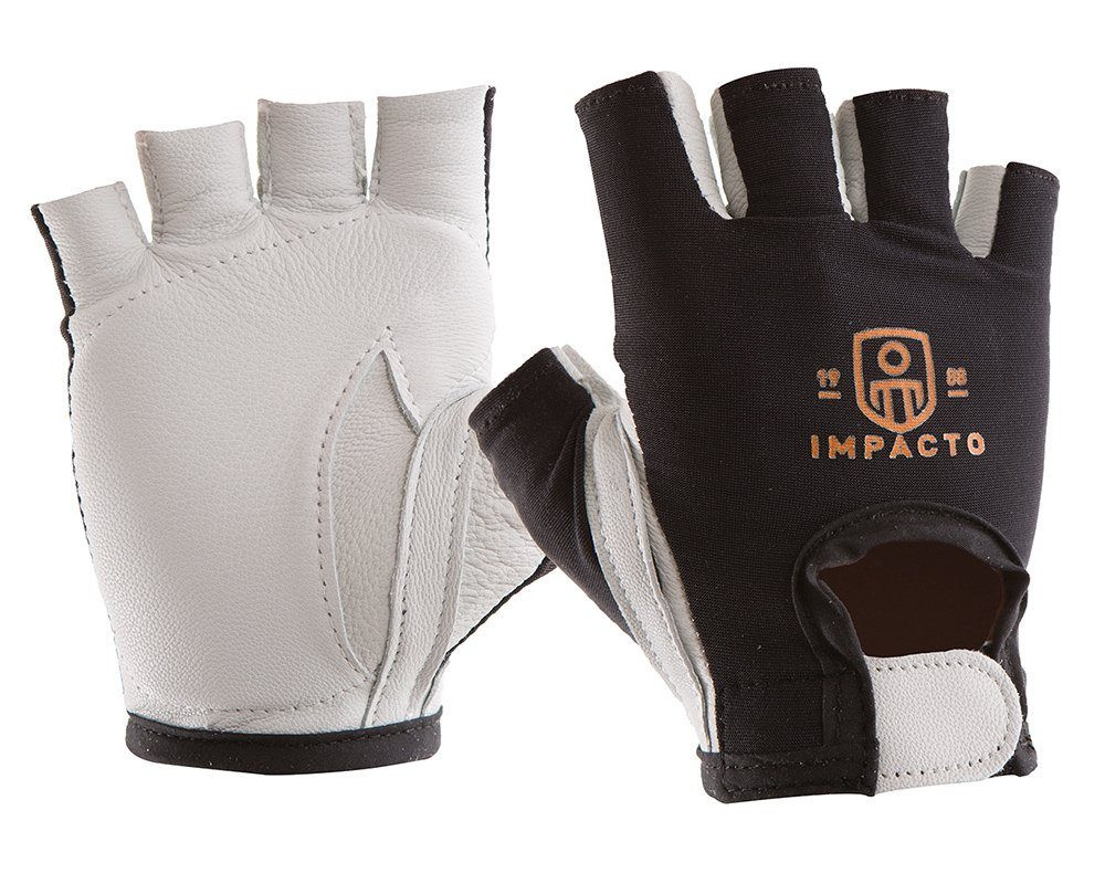 Impacto® Pearl Leather Series - Half Finger Gloves