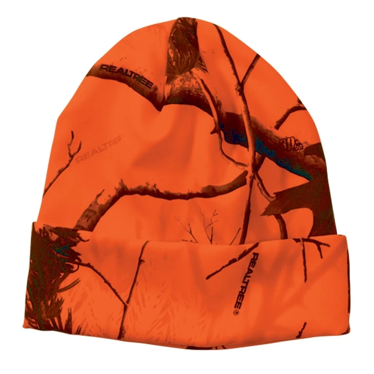 Kati Sportcap – 12 in. Licensed Orange Camo Knit Beanie 