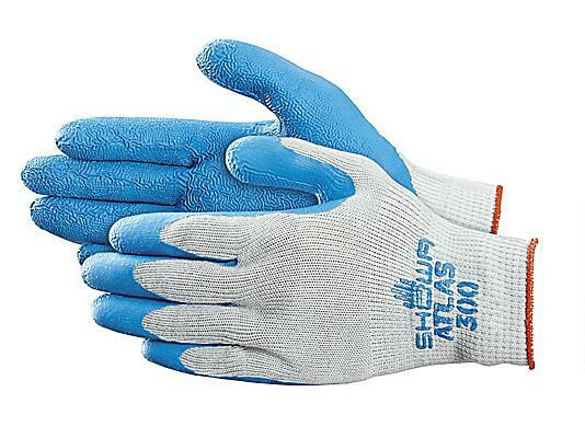 ATLAS® Fit Rubber Latex Palm Coated Gloves : Non-Insulated Palm