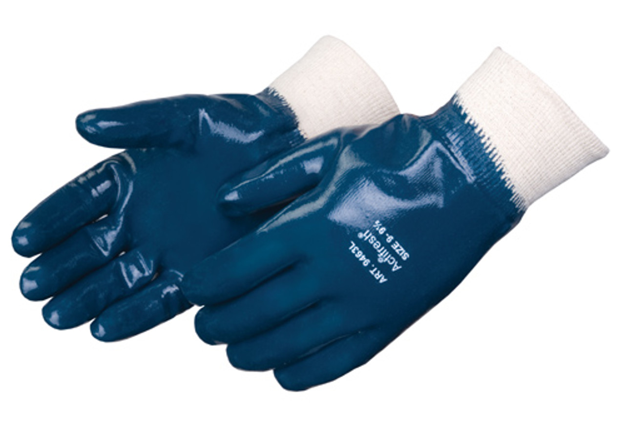 Fully Coated Light-weight Nitrile Gloves : Non-insulated Chemical