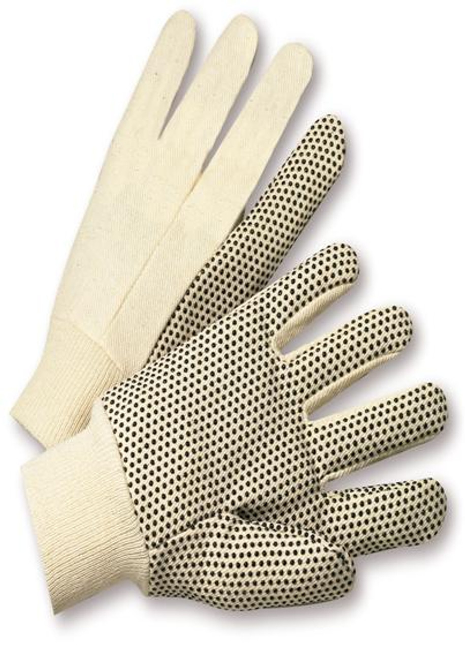 PVC Dot  8oz Cotton Canvas Work Gloves  ##330 ##