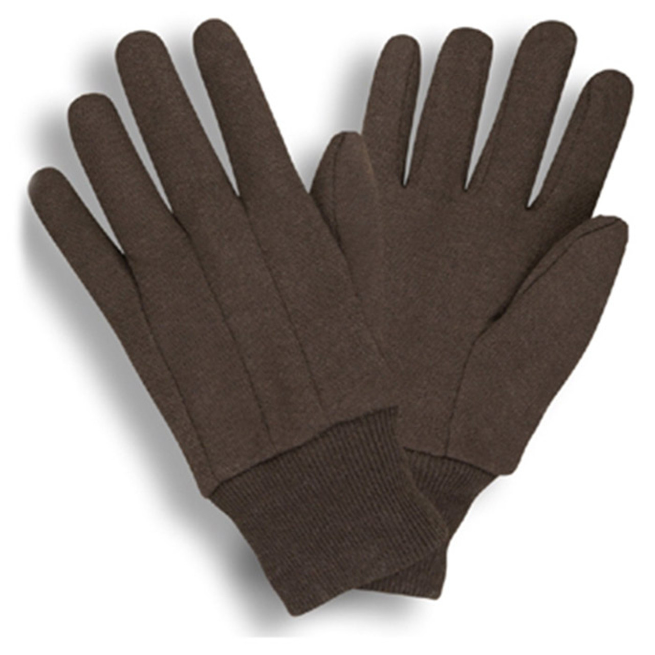 brown jersey gloves small