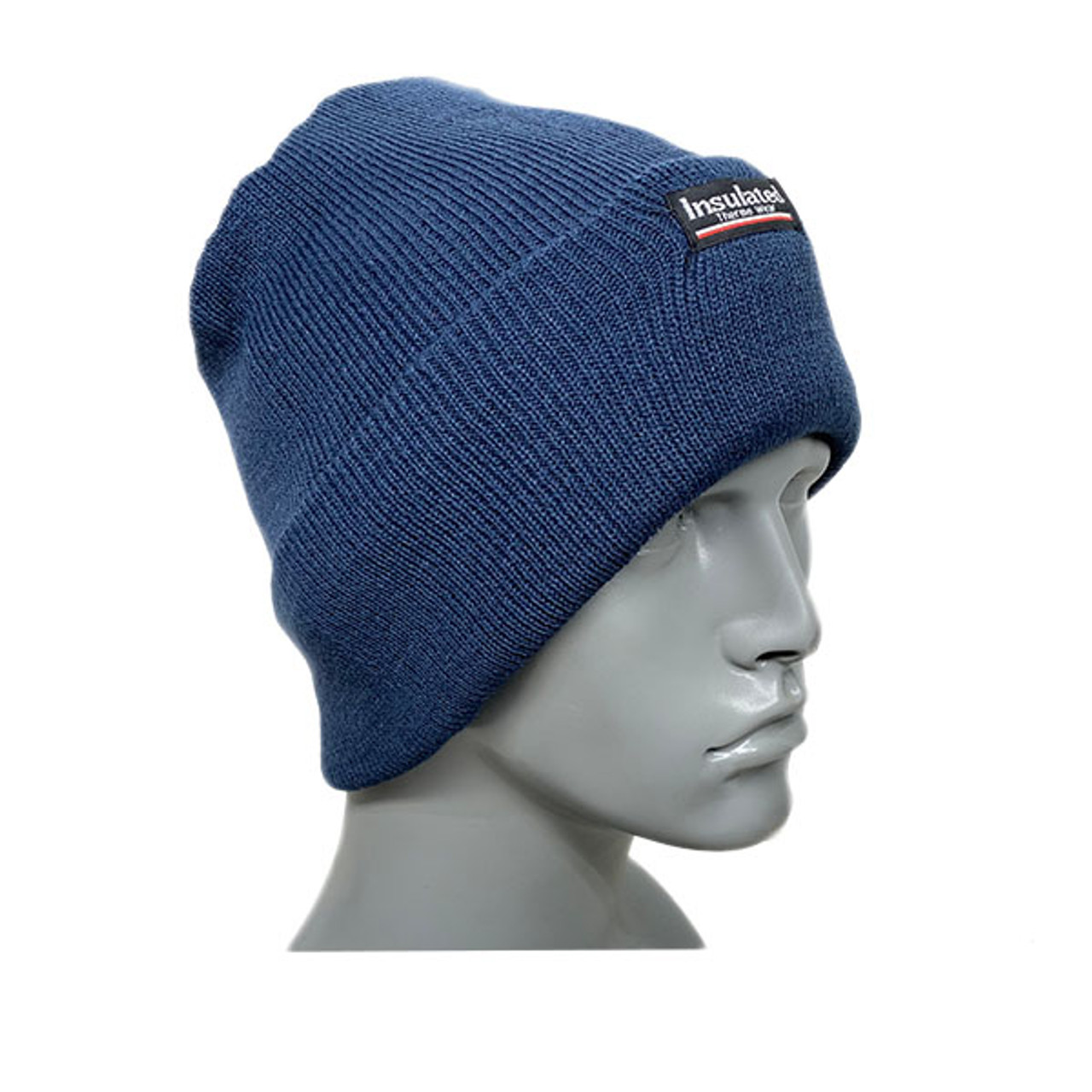 KC200 acrylic knit hat in navy blue