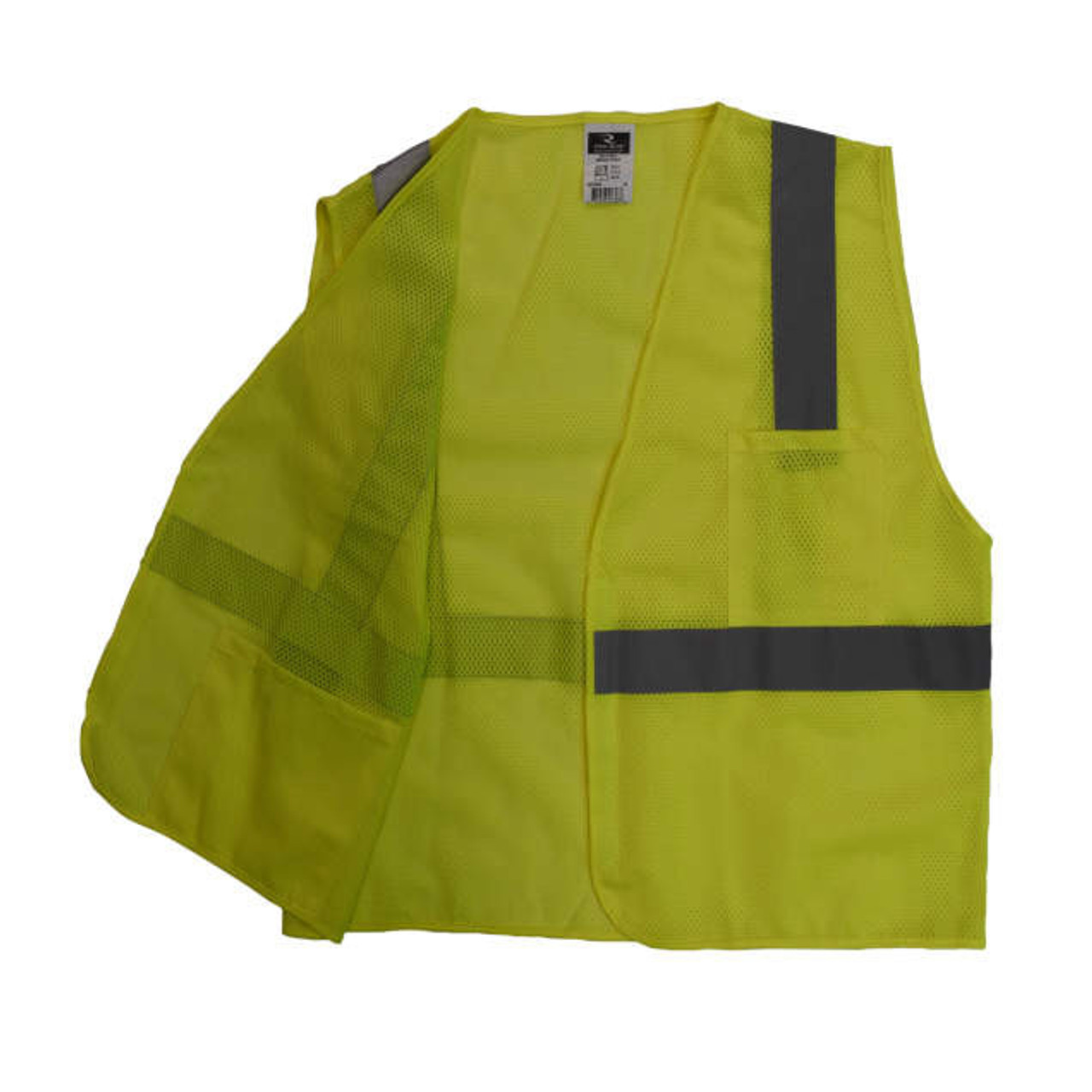 Radians SV2GM Class 2 Velcro Front Mesh Safety Vest — pocket view