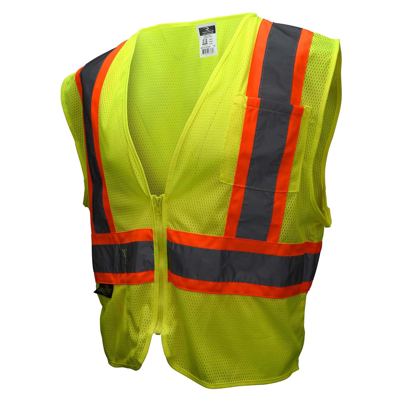 Radians SV22-2ZGM Two-Tone Economy Type R Class 2 Safety Vest —front view