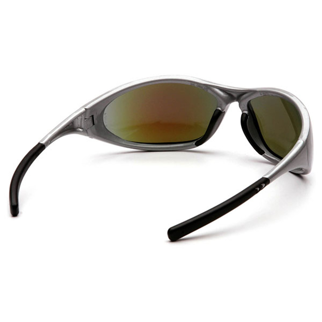 Pyramex® Zone II Safety Glasses — Silver Frame with Ice Blue