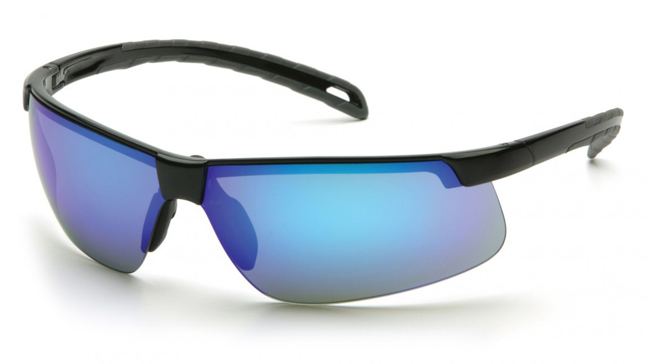 Pyramex® Ever-Lite Safety Glasses — Ice Blue Mirror Lenses