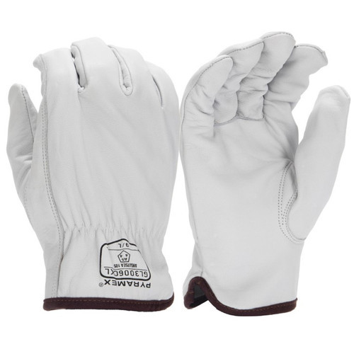 Pyramex GL3006CK Premium Grain Goatskin Leather Driver HPPE A5 Cut Gloves
