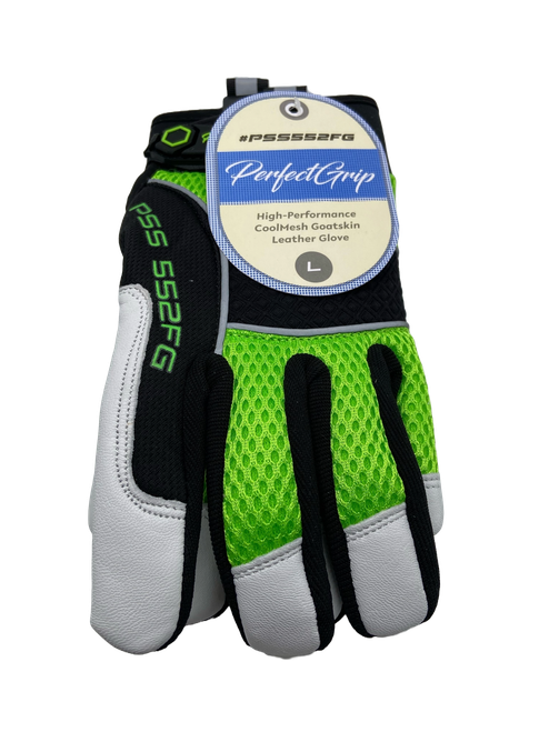 Custom Leathercraft 2255 Women's Top Grain Pigskin Leather Palm Gardening Gloves