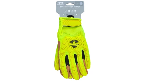 Pyramex Synthetic Genuine Leather Level 1 Impact Utility Gloves 