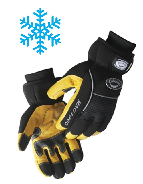 Red Steer® Chilly Grip® Gray, Water Resistant, Palm Coated Glove : Palm  Coated Gloves