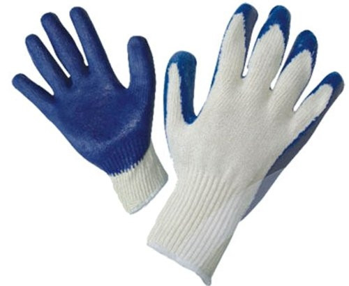 LIBERTY GLOVE 4719 Latex Blue Palm Coated Gloves-(12 PAIRS)