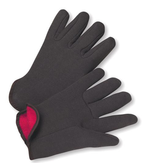 14oz Red Jersey Lined Gloves : Jersey Gloves : Industrial Safety