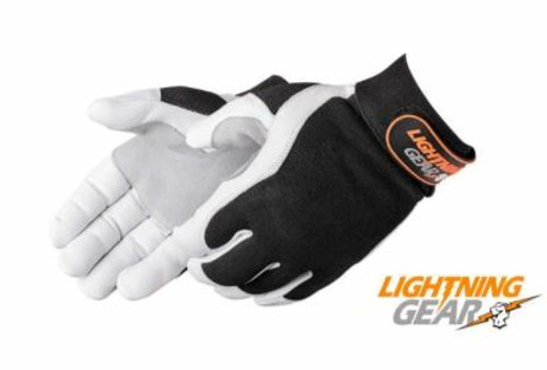 Large Liberty Glove & Safety 2530L Pack of 12 Tan Liberty 2530 PVC Glove with 2-1/2 Rubberized Safety Cuff Chemical Resistant 