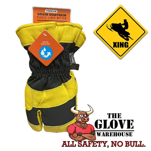 Men's Waterproof 3-Finger Goatskin Mitten - Purchase From TheGlovewarehouse.com