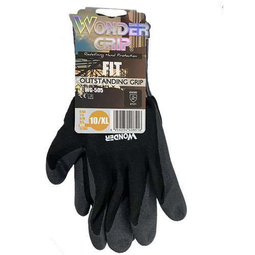 Tagged Wonder Grip®WG-505 FIT Nitrile Palm Glove