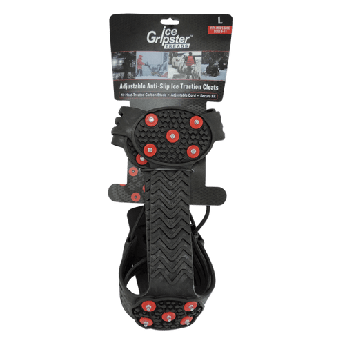 Ice Gripster™ Treads Adjustable Anti-Slip Traction Cleats with Carbon Steel Studs - ITR3610 Ice Gripster™ Treads Adjustable Anti-Slip Traction Cleats with Carbon Steel Studs - ITR3610