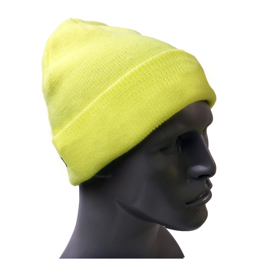 Acrylic Knit Hat — Black Only - The Glove Warehouse