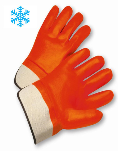 PVC Dipped Work Gloves : Non-insulated Chemical Resistant Gloves :  Industrial Safety Gloves and Hand Protection