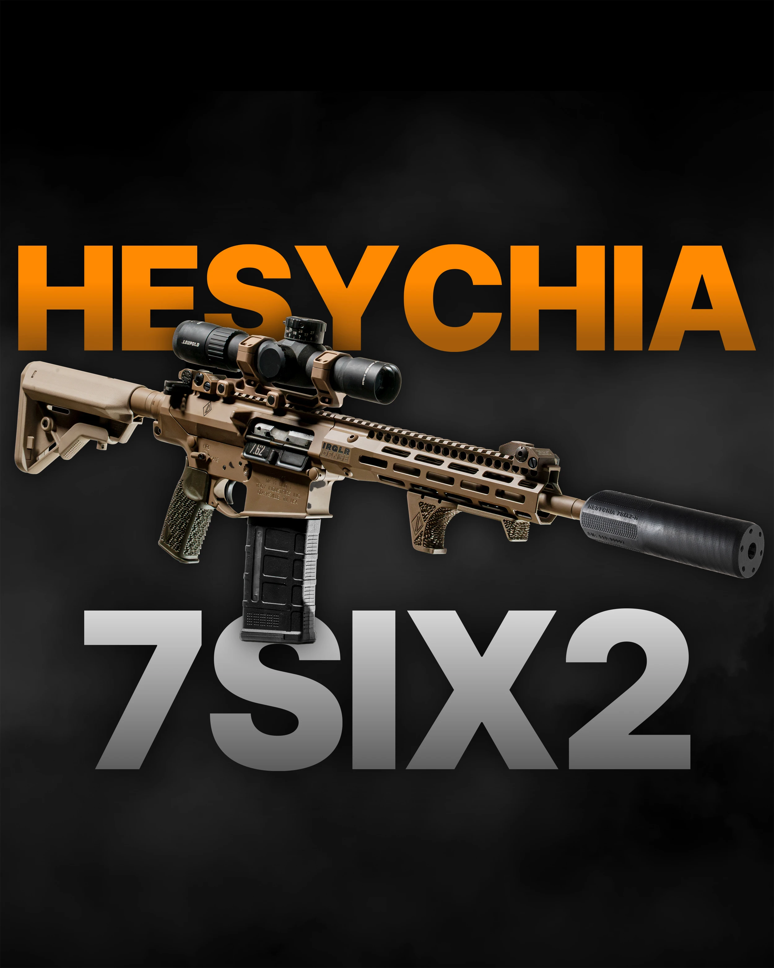 7SIX2 suppressor mounted on rifle