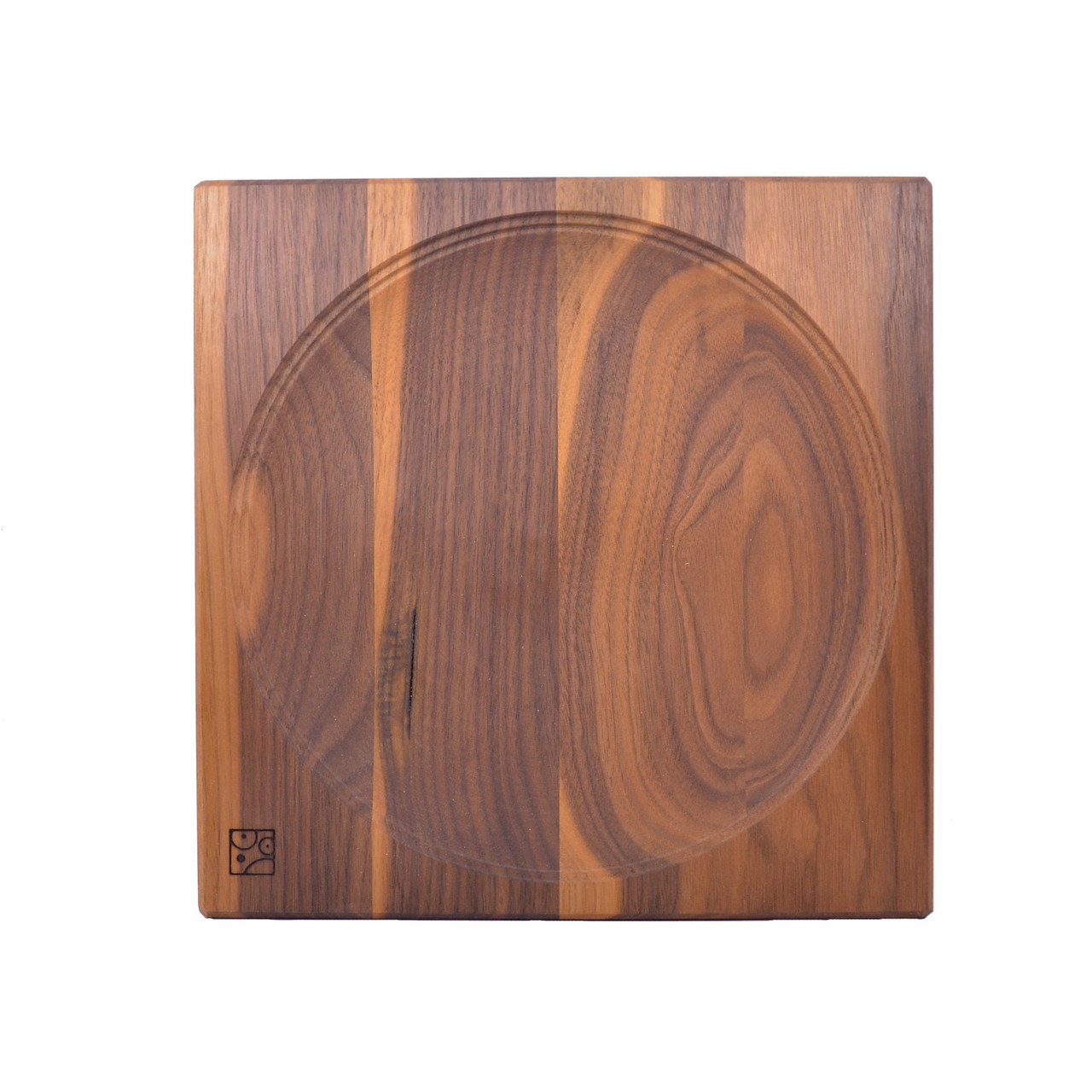 Mader Walnut Wood Spinning Plate, Large