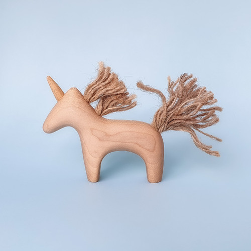 Tateplota Handmade Wooden Unicorn for Endless Play Collective