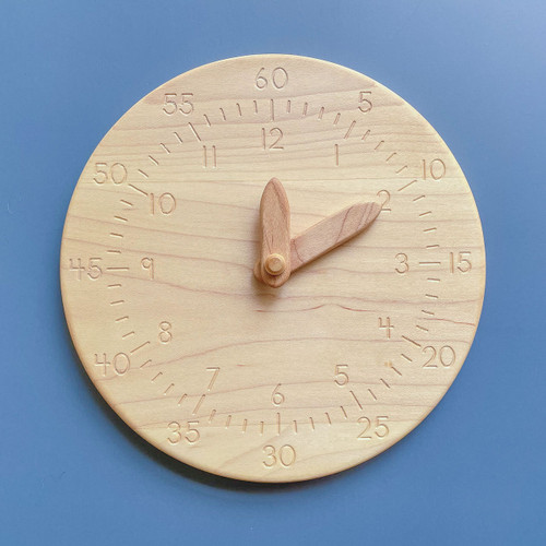 From Jennifer Wooden Clock | Hours and Minutes for Endless Play Collective