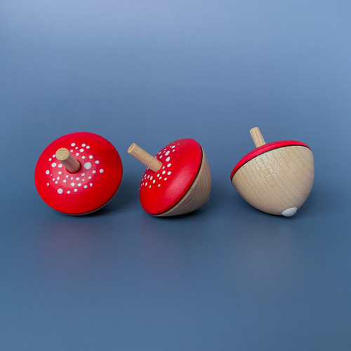 Mader Spinning Top Toadstool Egg for Endless Play Collective