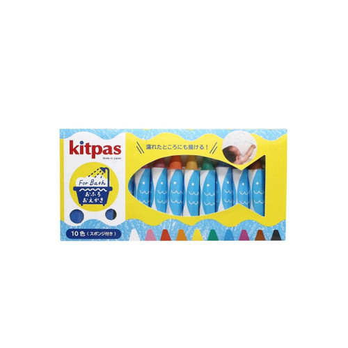 Kitpas Bath Crayons and sponge for Endless Play Collective